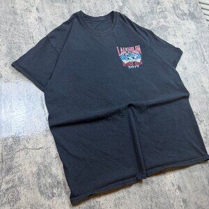 2017 Laughlin Nevada 35th Anniversary Biker River Run Graphic T-Shirt Size Large